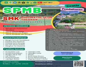 Daftar Ulang SPMB SMK Khozinatul Ulum Todanan Tahun 2025